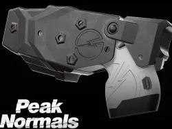Taser Axon X26P Low-poly 3D model