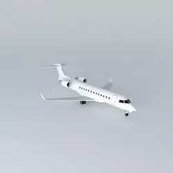 Template - Bombardier Canadair CRJ 200 3D model