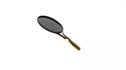 Tennis Bat Low-poly 3D model