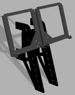 Thrustmaster MFD mounts for Virpil Desk Mount