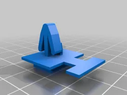 Toyota Hiace liftgate garnish clip