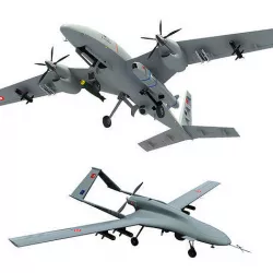 TURKISH BAYKAR UAVs and DRONEs  3D model