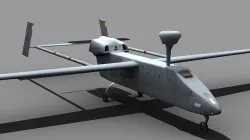 UAV IAI Searcher Low-poly 3D model