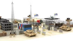 Uruguay Military Base Low-poly 3D model