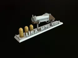 USA 40MM GRENADE LAUNCHER M79 SAWED OFF 1-6 12 INCH 3D model