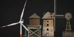 Windmills Pack Low-poly 3D model
