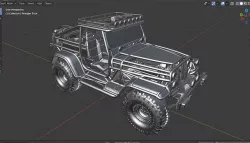Wrangler Truck 2022 3D model