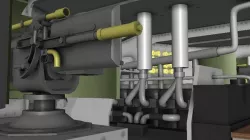 WW1 Mark1 Tank interior 3D model 3D model