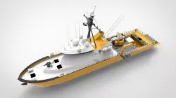 Yellow Coastguard 3D model