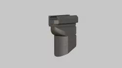 Zenit RK-6 Handstop Vertical Foregrip Low-poly 3D model