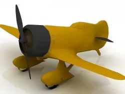 3D GeeBee Z Airplane model 3D model