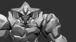 3D Stone Monster Zbrush sculpt 3D model