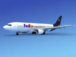 Airbus A300 FedEx 3D model