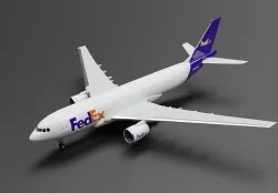 Airbus A300 FedEx Cargo Livery 3D model