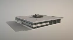 Airport Terminal UUEE TerminalB Arrival1 Low-poly 3D model