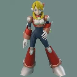 Alia - Megaman X 3D model