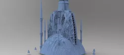 Alien Prometheus temples 8  3D model
