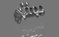 AMG Benz V8 Engine 3D model