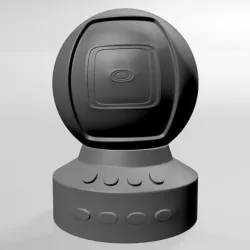 Baby Video Monitor and Digital Camera 02 3D model