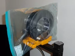 bagged-up filament spool holder