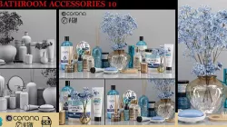bathroom accessories 10 Low-poly 3D model