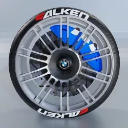 Bbs Nfs BMW Wheel Low-poly 3D model