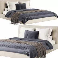 BeB Italia Richard Bed 3D model