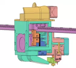BIQU H2 mount straight