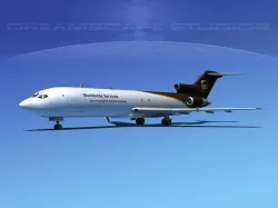 Boeing 727-200 UPS 2 3D model
