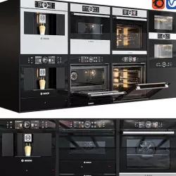 Bosch oven set 3D model