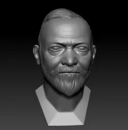 Carnegie head sculpt 3D model