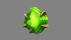 Cartoon Emerald - Green Agate - Jade - A magic weapon gem Low-poly 3D model