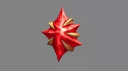 CartoonRuby - Red Agate - Jade - A magic weapon gem   Low-poly 3D model