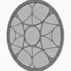 Castle window round 3D model