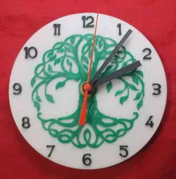 Celtic (Irish) Clock with "Tree of Life" motif