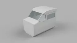 Cessna flight simulator cockpit 3D model