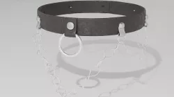 Chain Choker Low-poly 3D model