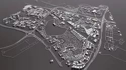 Cityscape Dubai Investment Park Dubai United Arab Emirates 3D model