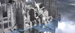 Cthulhu The Great Deep Architecture Collection Kit bash 3D model