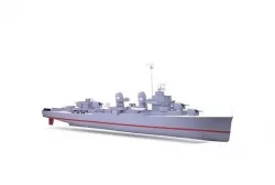 Destroyer Ship 3D model