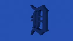 Detroit Tigers Team Logo 3D model