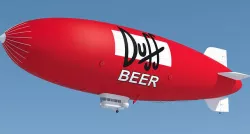 Duff Blimp 3D model