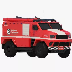 firefighter vehicle 3D model