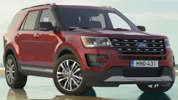 Ford Explorer 2016 SUV Simple Interior 3D model