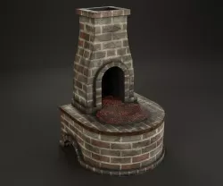 Forge  Low-poly 3D model