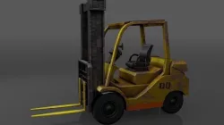Forklift Rusty 3D model