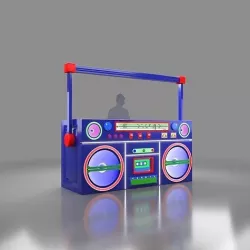Giant boombox 3D model