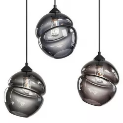Groove Series Orb Tilt Pendant Low-poly 3D model