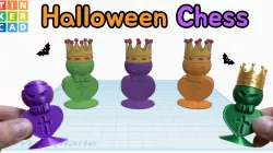 Halloween Chess Skeleton King