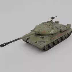 IS-3 Heavy tank Low-poly 3D model